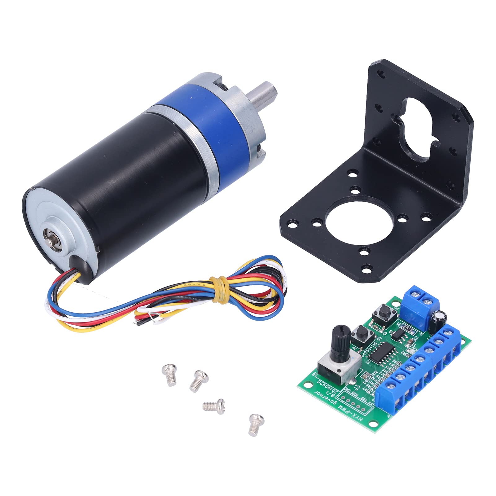 DC 12V sin escobillas Reducción de velocidad Motor de bobina de cobre puro Motor de 8mm D Eje con controlador (430RPM)
