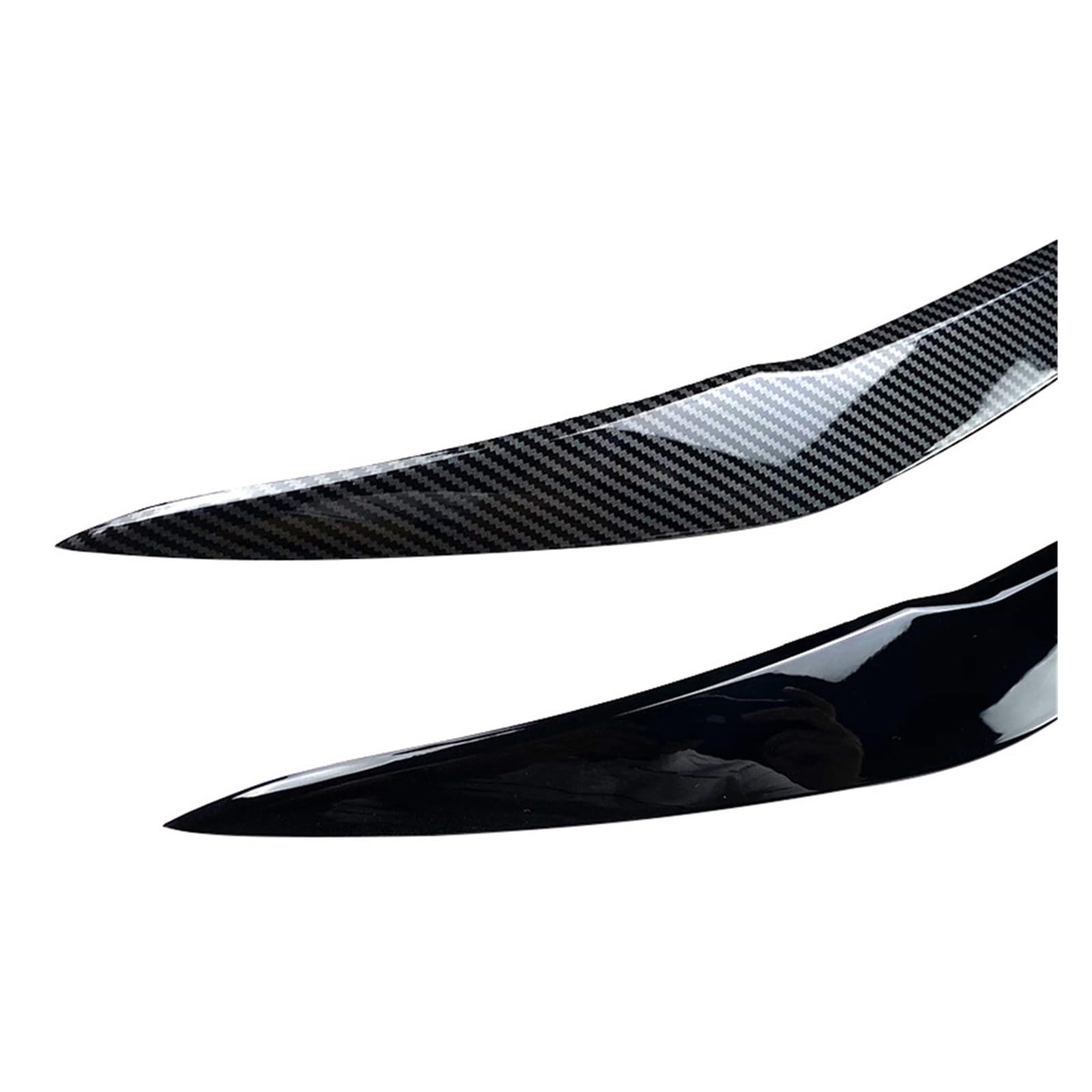 ABS Autokoplamp Wenkbrauw Sticker Trim Oogleden - Gloss Black Voor BMW 1er F20 F21 2015-2019