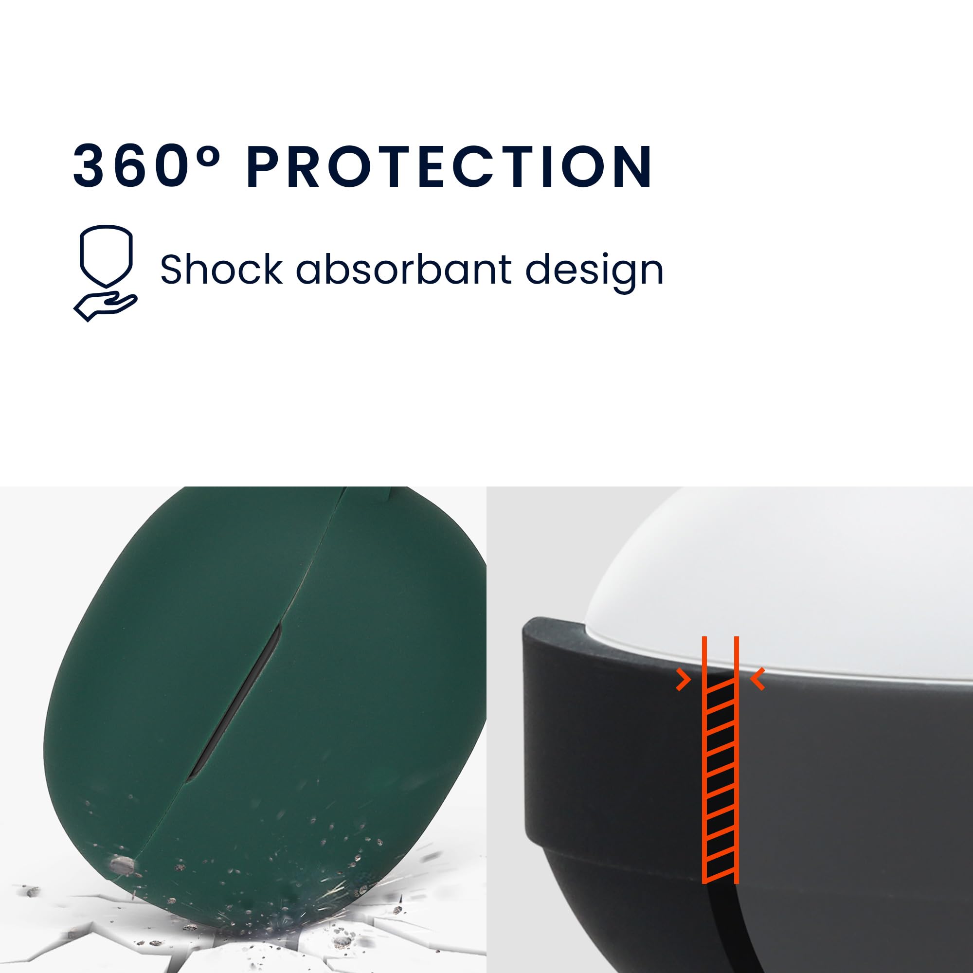 kwmobile Custodia Silicone Cuffie Compatibile con Xiaomi Realme Buds Air 5 Pro Cover - Custodia Porta Auricolari con Moschettone - Case nero kwmobile Custodia Silicone Cuffie Compatibile con Xiaomi Realme Buds Air 5 Pro Cover - Custodia Porta Auricolari con Moschettone - Case nero