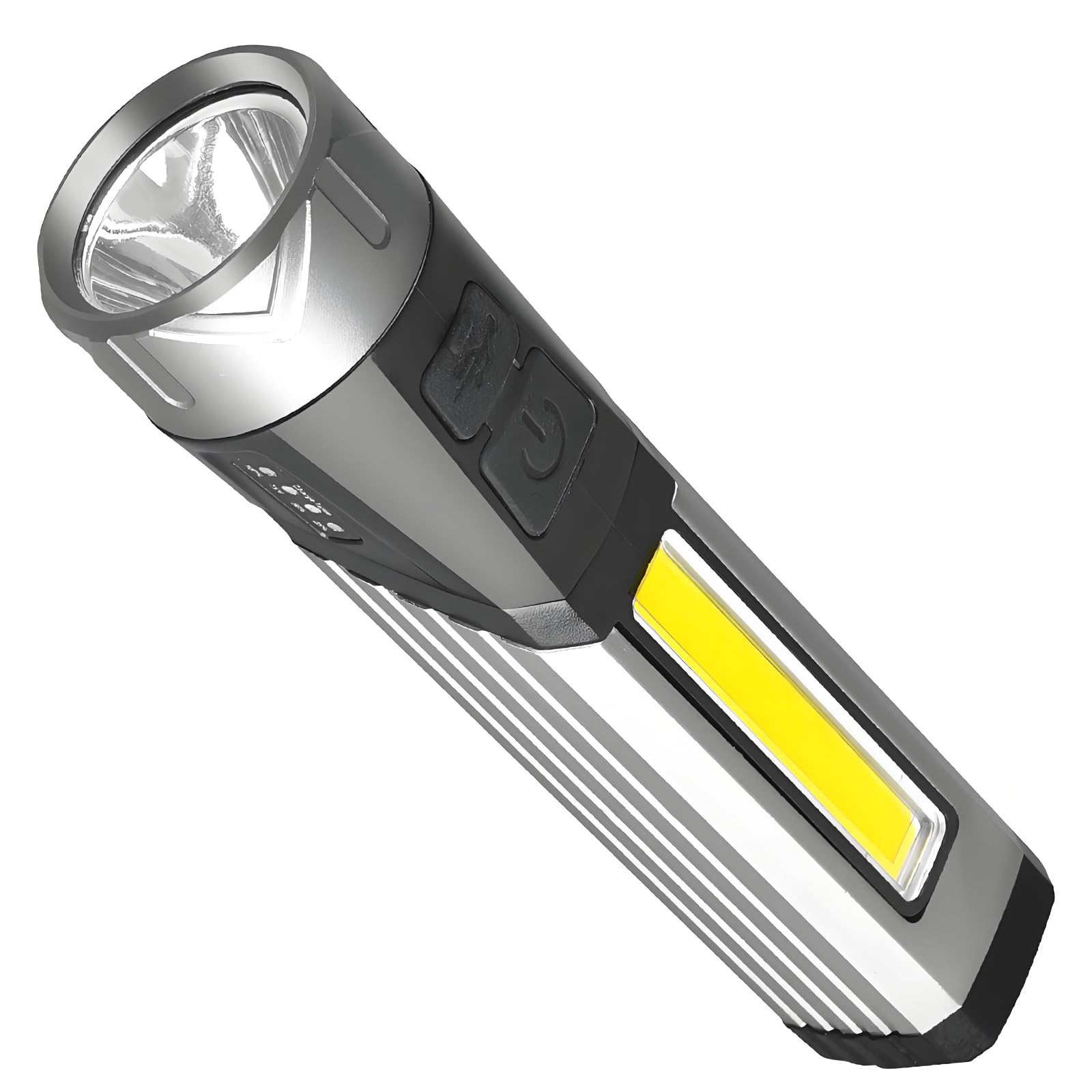 Kaeltsyn Multifunctional Shockproof Flashlight Powerful Lighting Tool Texture Suitable for Night Running and Fishing Waterproof Camping Flashlight