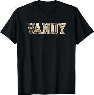 Vanderbilt Commodores Women's Unisex Black Tie-Dye T-Shirt