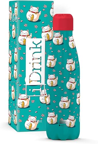 Miniatura 10 de Botella Térmica 16.9 fl oz TIGER Tiger,3 flores azules,Baroque,Gato,Graffiti,Rosas,Tatuaje Rosas,Mimetic,Gris,Gato de la