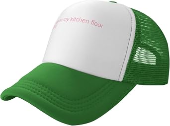 Crying on My Kitchen Floor Again Trucker Hat - Snapback Hats,Baseball Cap for Men Women,Adjustable Fit,Black