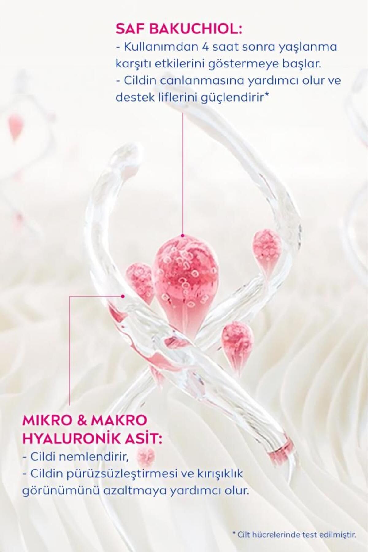 Nivea Cellular Expert Lift Saf Bakuchiol Gelişmiş Yaşlanma Karşıtı Gündüz Ve Gece Yüz Kremi 50ml