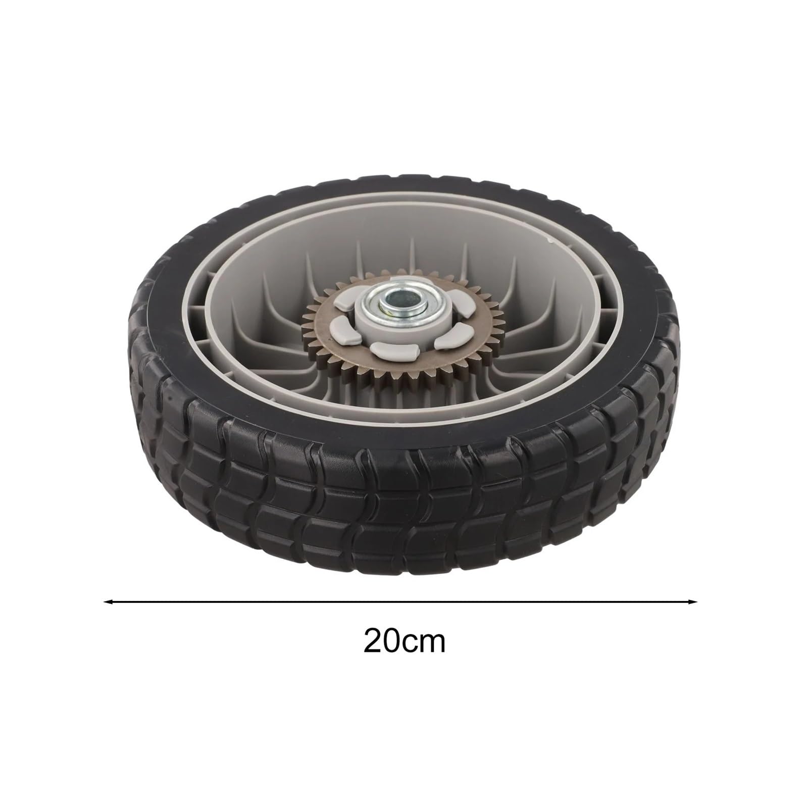 Ruedas para cortacesped, compatible con Honda, HRT216 HRR216 HRS216 | Diametro de 8 pulgadas, plastico y goma, HRZ216, HRR216 S3DA(Rear wheels)