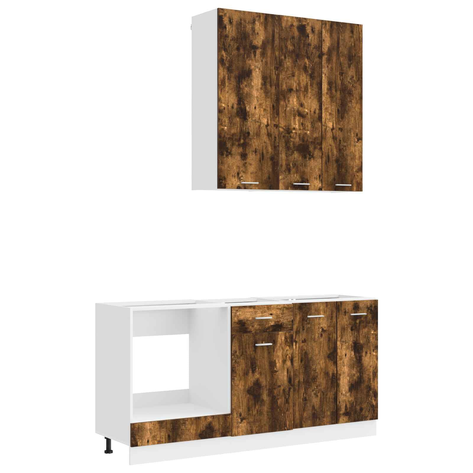 Mobile da cucina 40 x 31 x 100 cm LYON 5 pz. rovere affumicato