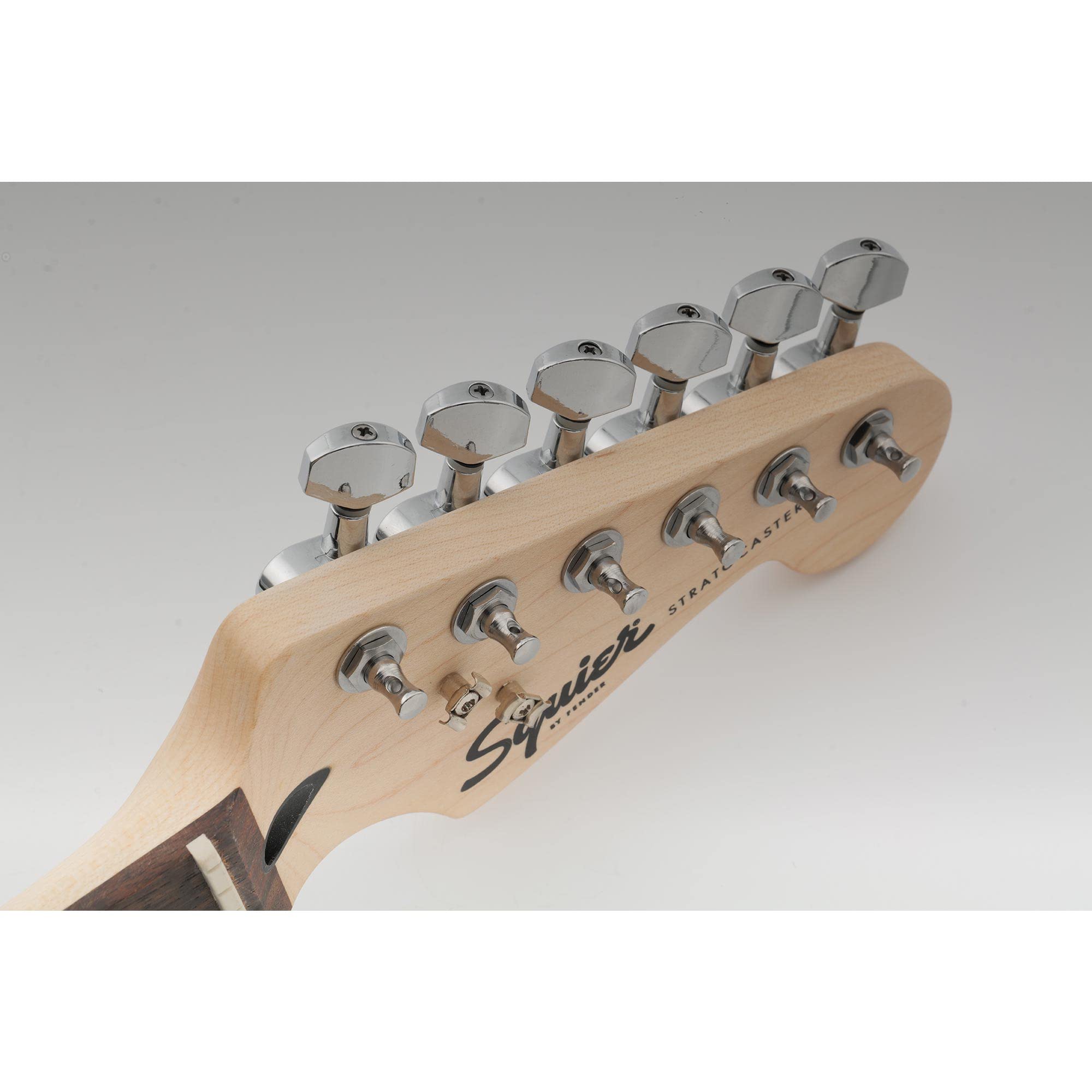 Musiclily Pro 6 in Linea 2-Perni Meccaniche per Chitarra Elettrica Squier Strat Tele, Cromato