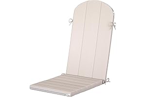 Adirondack Chair Seat Quilted Outdoor Chair Cushions for Patio Furniture: Comfort and Durability in One