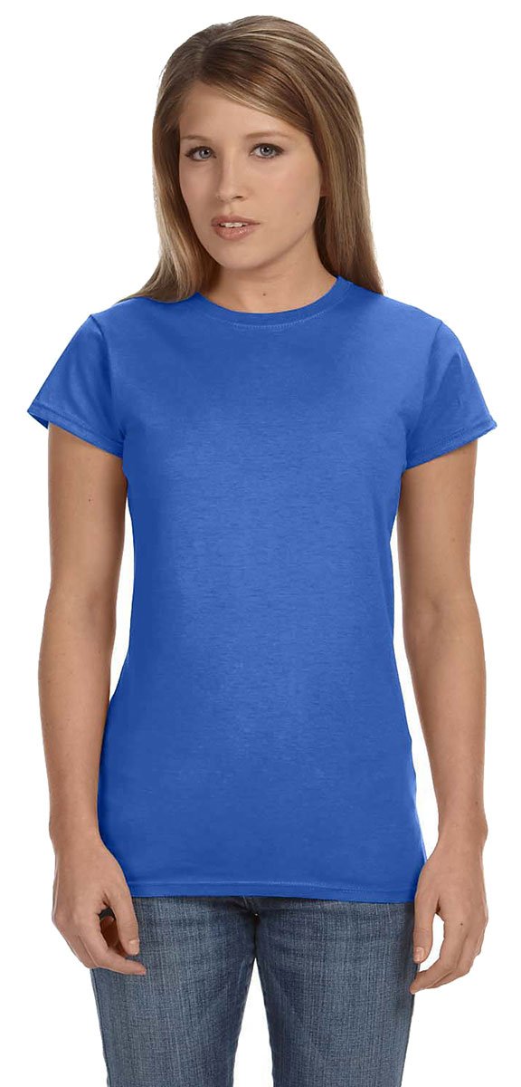 Gildan (2Xl, Royal) Ladies Soft Style Short Sleeve T-Shirt Multicoloured