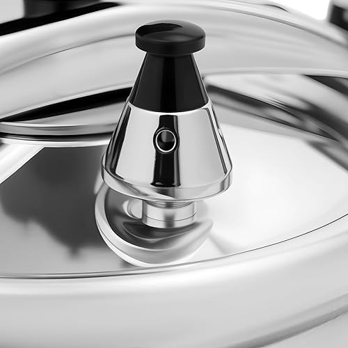 Miniatura 8 de PERFERATE Olla a presión de 50 Mpa de 3 L3.17 cuartos de galón de aleación de aluminio de aleación de aluminio compatible con utensilios de cocina