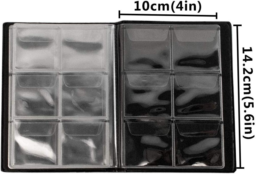 Uncle Paul Coin Album Coin Holder Coin Collection Book for Half Dollar/Small Dollar/50 Pence/Two pounds 60 Pockets CS3706 : Collectibles & Fine Art