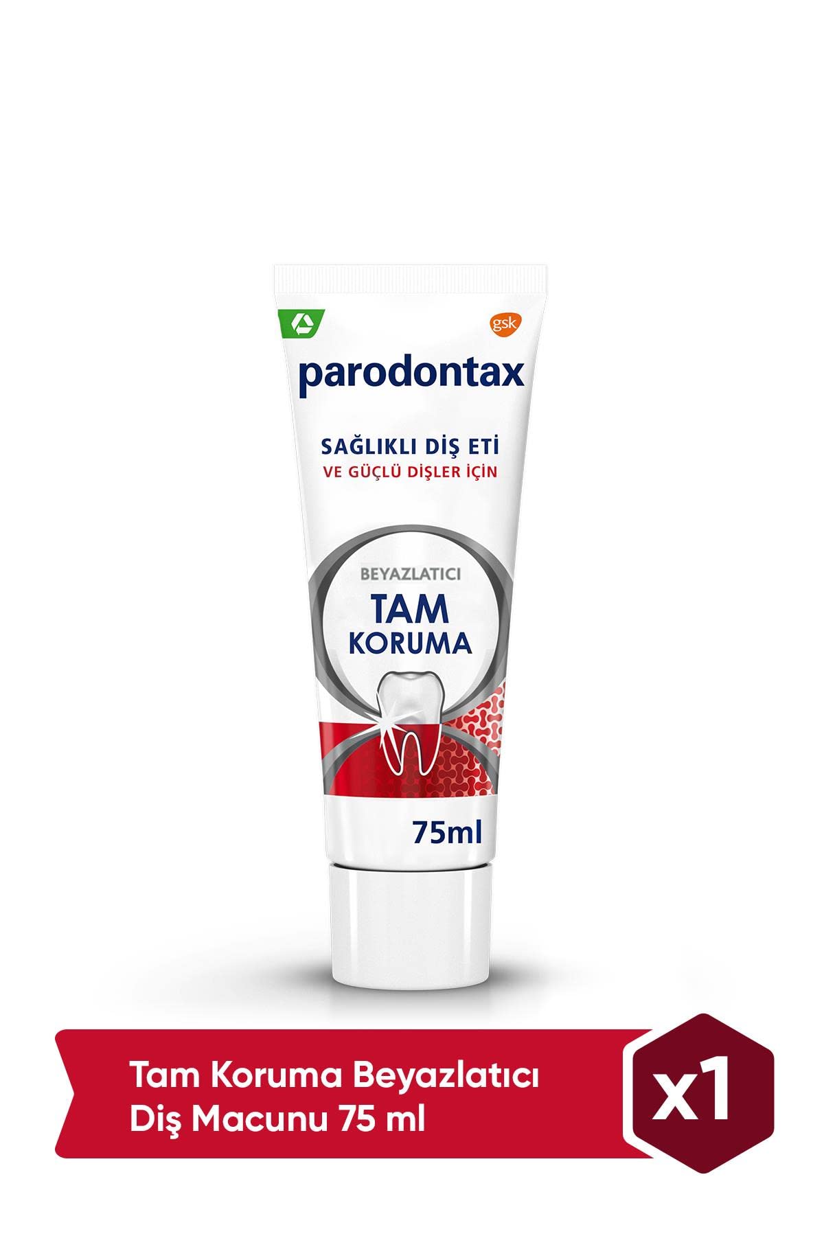 Parodontax Diş Eti Bakımı Tam Koruma & Beyazlatıcı Diş Macunu 75 ml