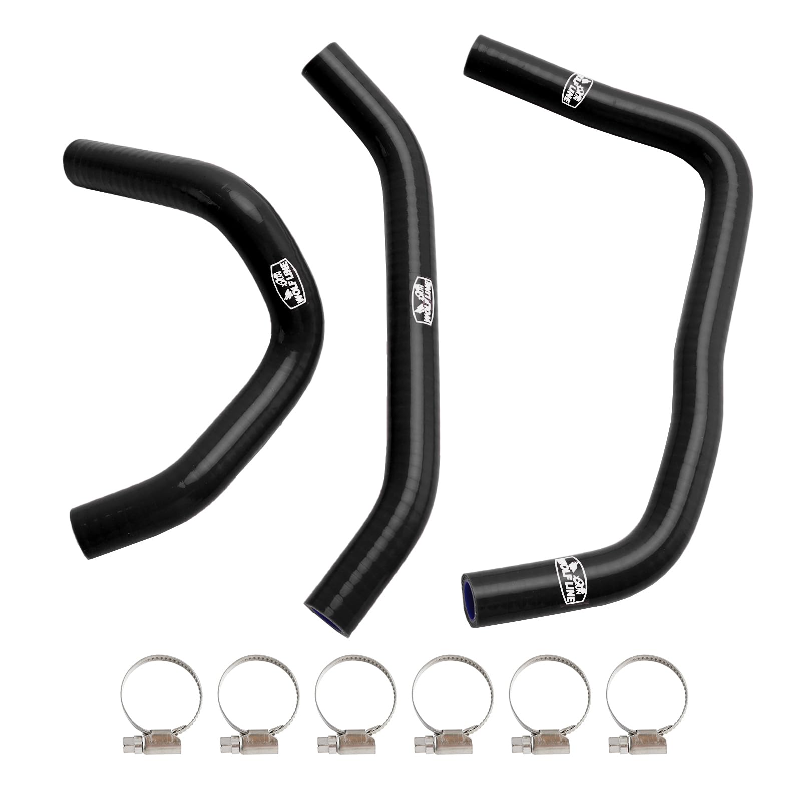 MAD HORNETS Silicone Radiator coolant Hose kit For Kawasaki ZX4R ZX-4RR 2023-2024 Black