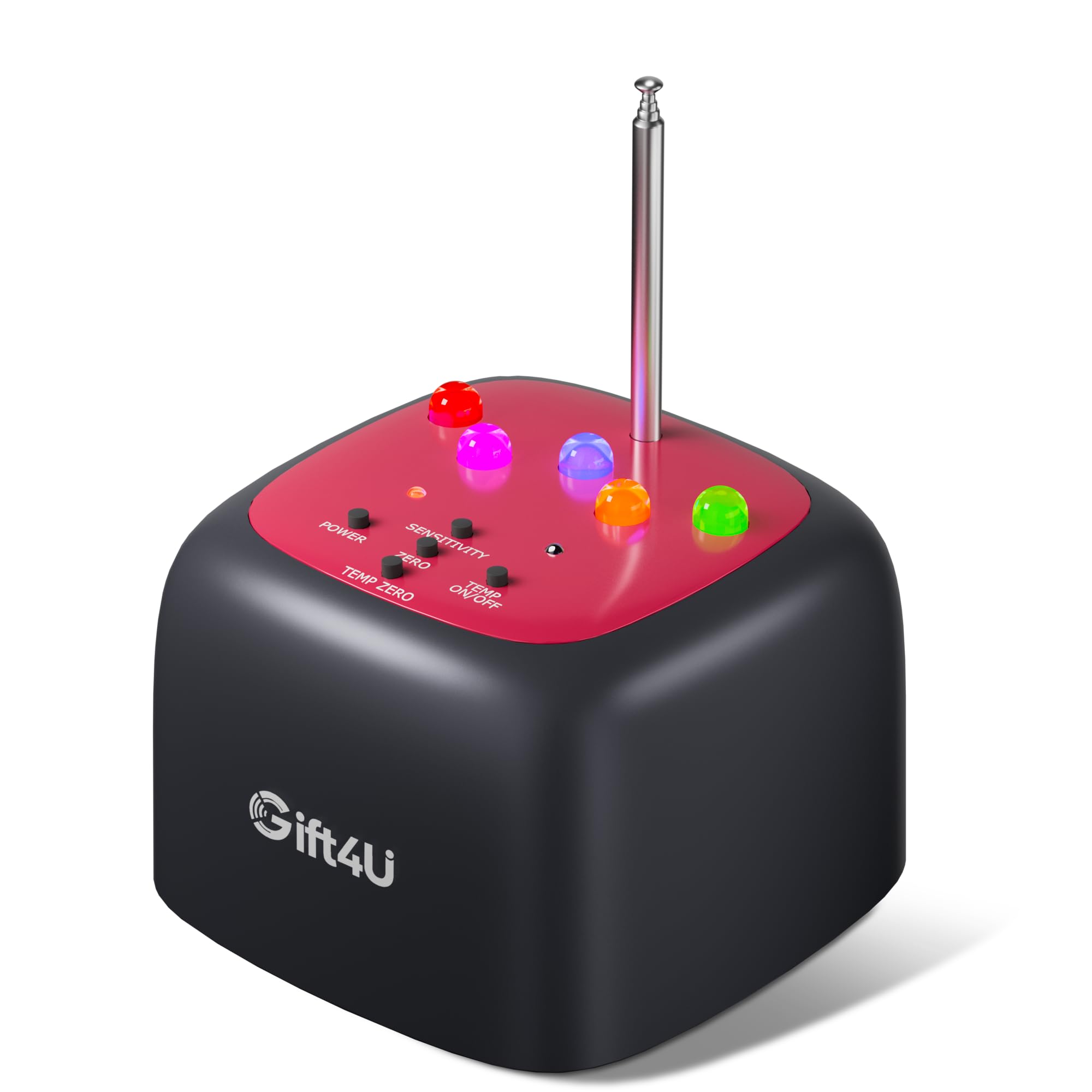 Professionelles Geisterjagd-Set, Dual-EMF- und Temperatursensor-Detektor, automatische Kalibrierung, tragbares Getriebe