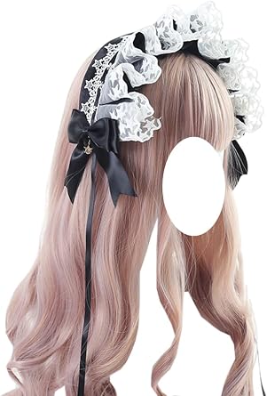 Lace Headband Lolita Maid Cosplay Headband Headdress Women Vintage Lolita Hair Accessories