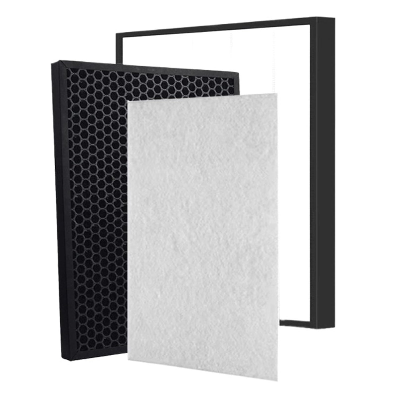 Jxhoengpo 1 Set Ah300 True Hepa Combined Activated Carbon Air Filter 250X250x30mm Air Purifier, Compatible With Boneco, For H300 H400