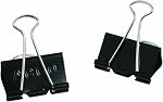 ACCO 2-Inch Large Binder Clips, 1 Box, 12 Clips/Box, Black (A7072100B)