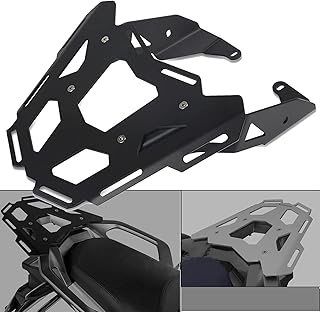 YIEBA Supporto per Portapacchi Posteriore per Motocicletta per Motocicletta per Africa Twin CRF1100L 2019-2021 Nero