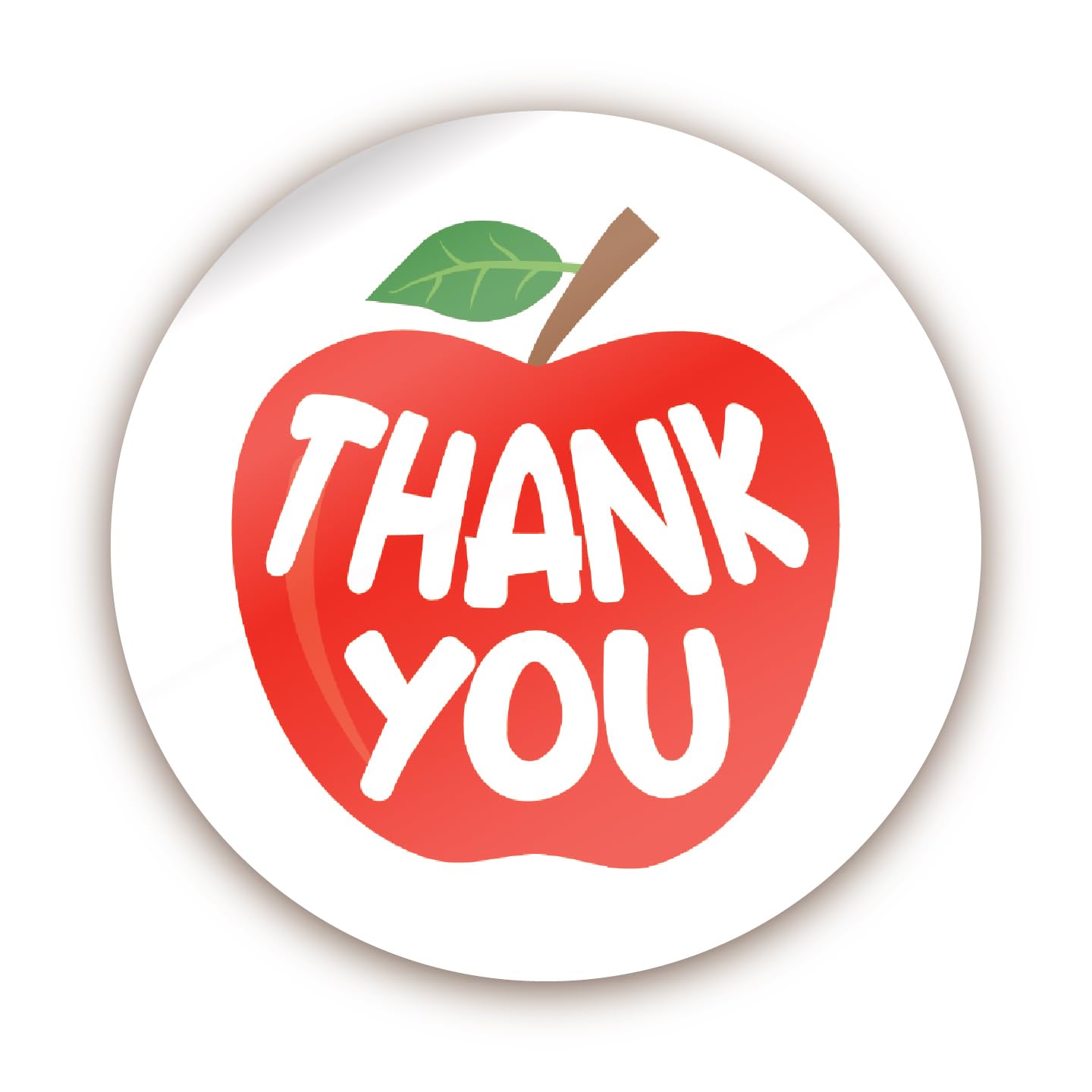 Stone Melon School Reward Stickers 144 Thank You Teacher Apple Smile Stickers 30mm Round Awards Nursery Teachers Parents Children Kids
