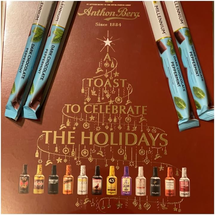 Anthon Berg Chocolate Liqueurs Advent Calendar 375g 24 Famous Liqueur
