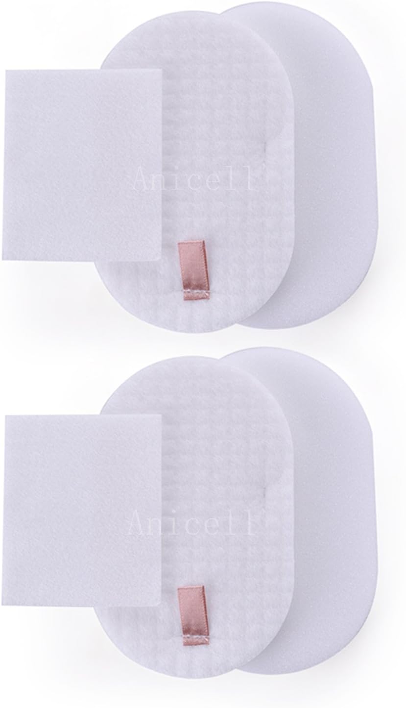 Anicell 2 Pack for Shark Replacement Rocket Powerhead Foam & Felt Filter Kit for AH400, AH401, AH452, AH454 Vacuum Cleaner - Part #XFFH400