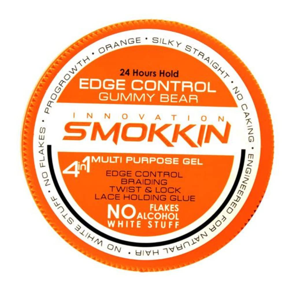 Infinix Smokkin Hair Gel 4 in1 | Multi purpose | Edge control | Twist & Lock | Holding 24 Hours- GUMMY BEAR -No Flakes,Alcohol & White Stuff