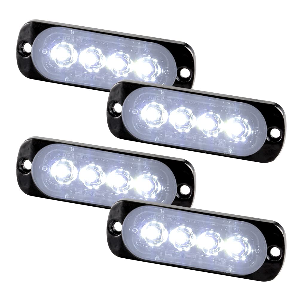 Grille voiture lumière LED stroboscopique ambre télécommande d'urgence