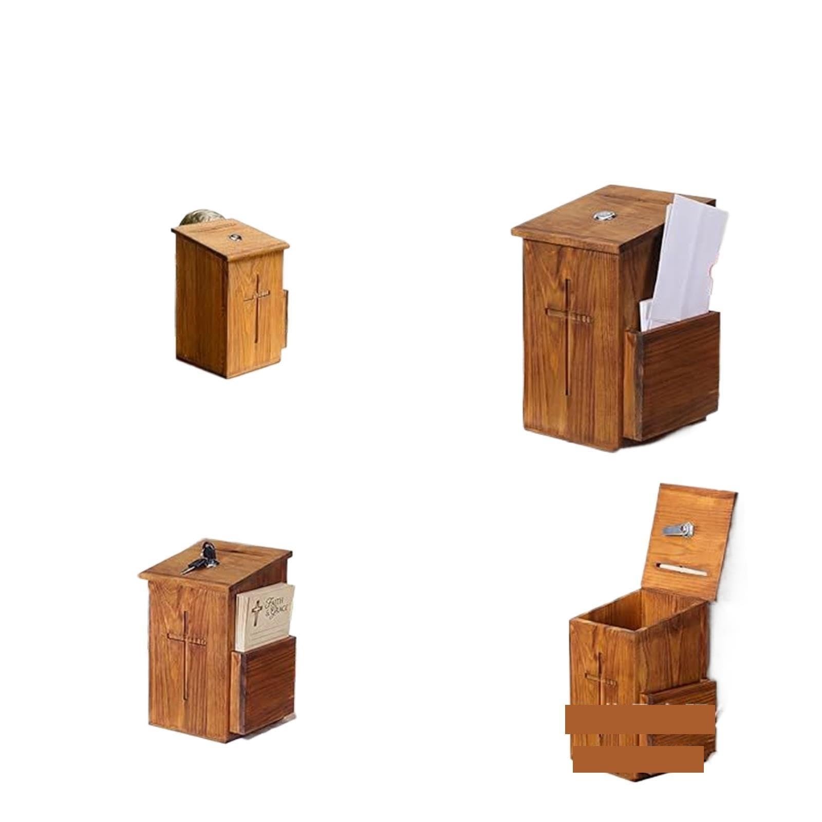 buzón de sugerencias Madera para Buzones