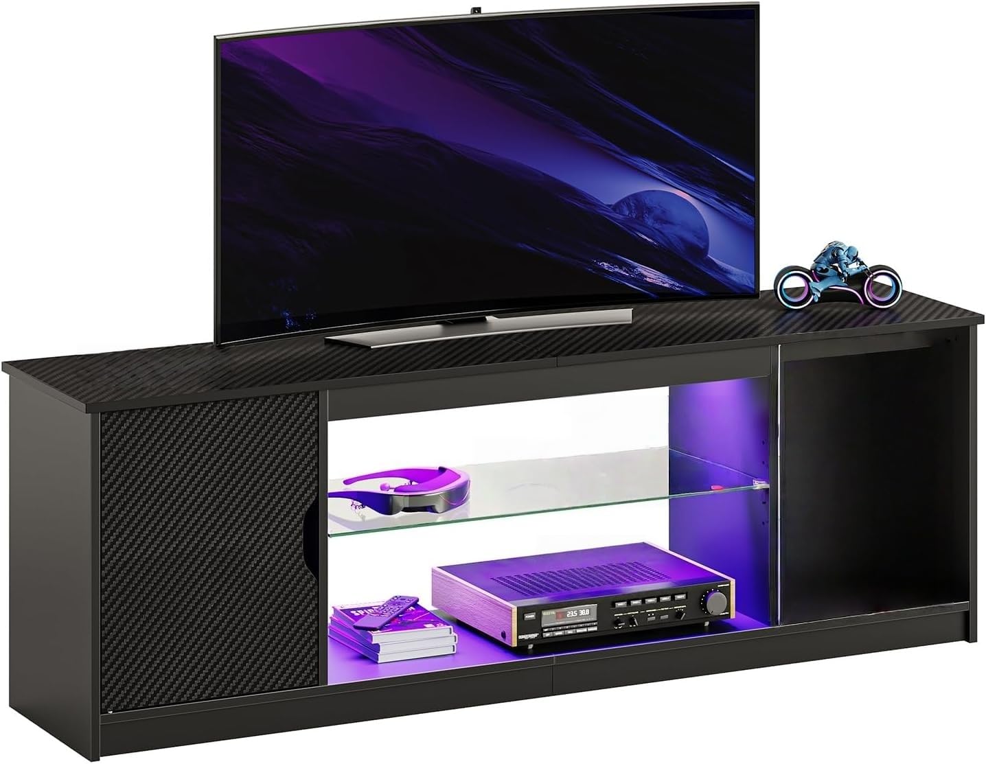 Amazon.com: Bestier LED Entertainment Center for PS5, Gaming TV