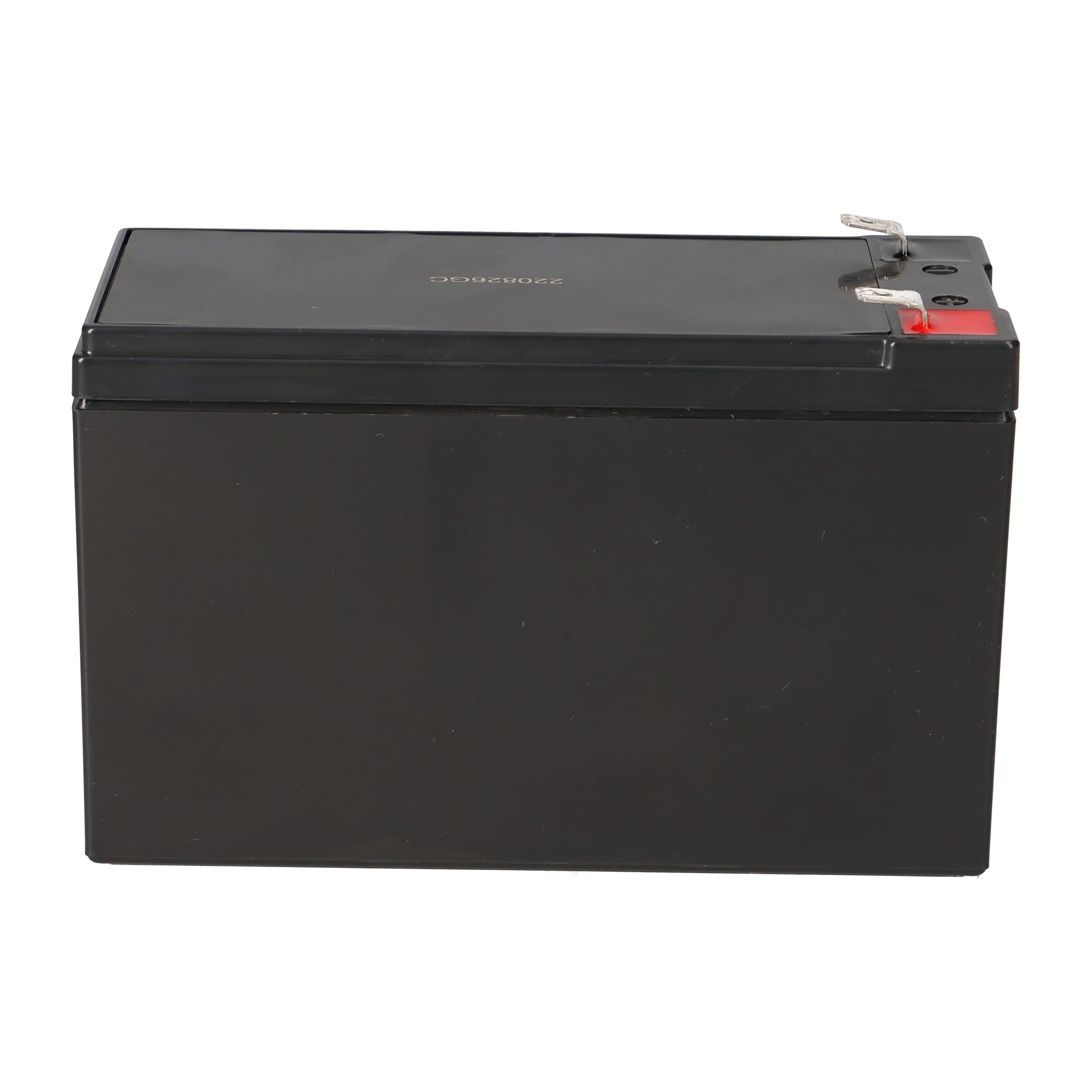 1 batterie au plomb AGM 12 V 7 Ah longue WP7-12 28 W VDs Faston F2 6,3 mm compatible gel plomb 7,2 Ah 8 Ah 9 Ah
