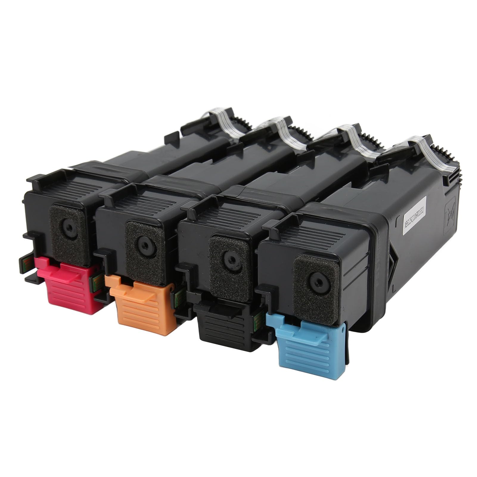 Juego de Cartuchos de Tóner de 4 Uds de Alto Volumen Compatible con Phaser 6125 Ideal para Uso en el Hogar y la Oficina Material de PVC