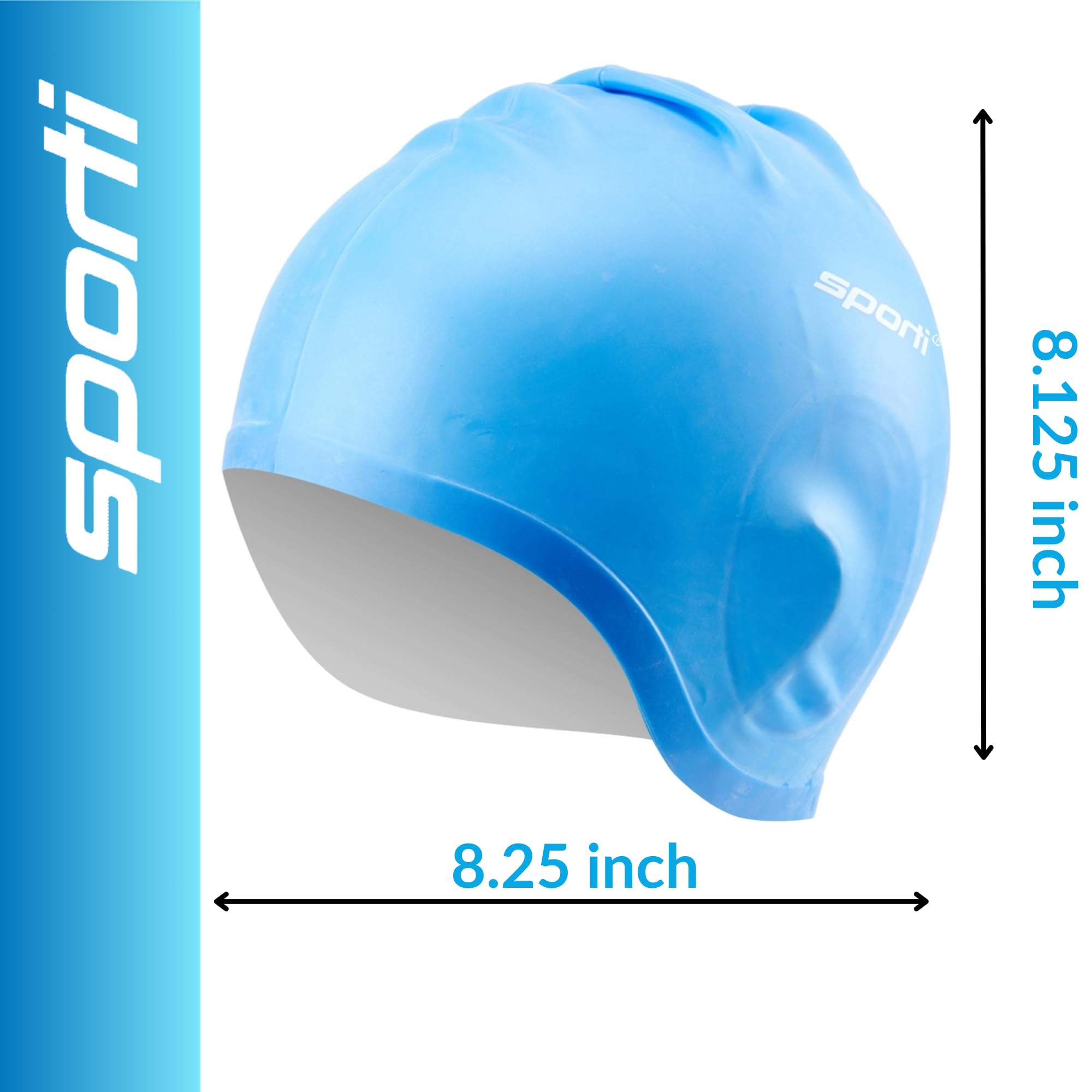 Sporti Silikon-Ohr-Badekappe