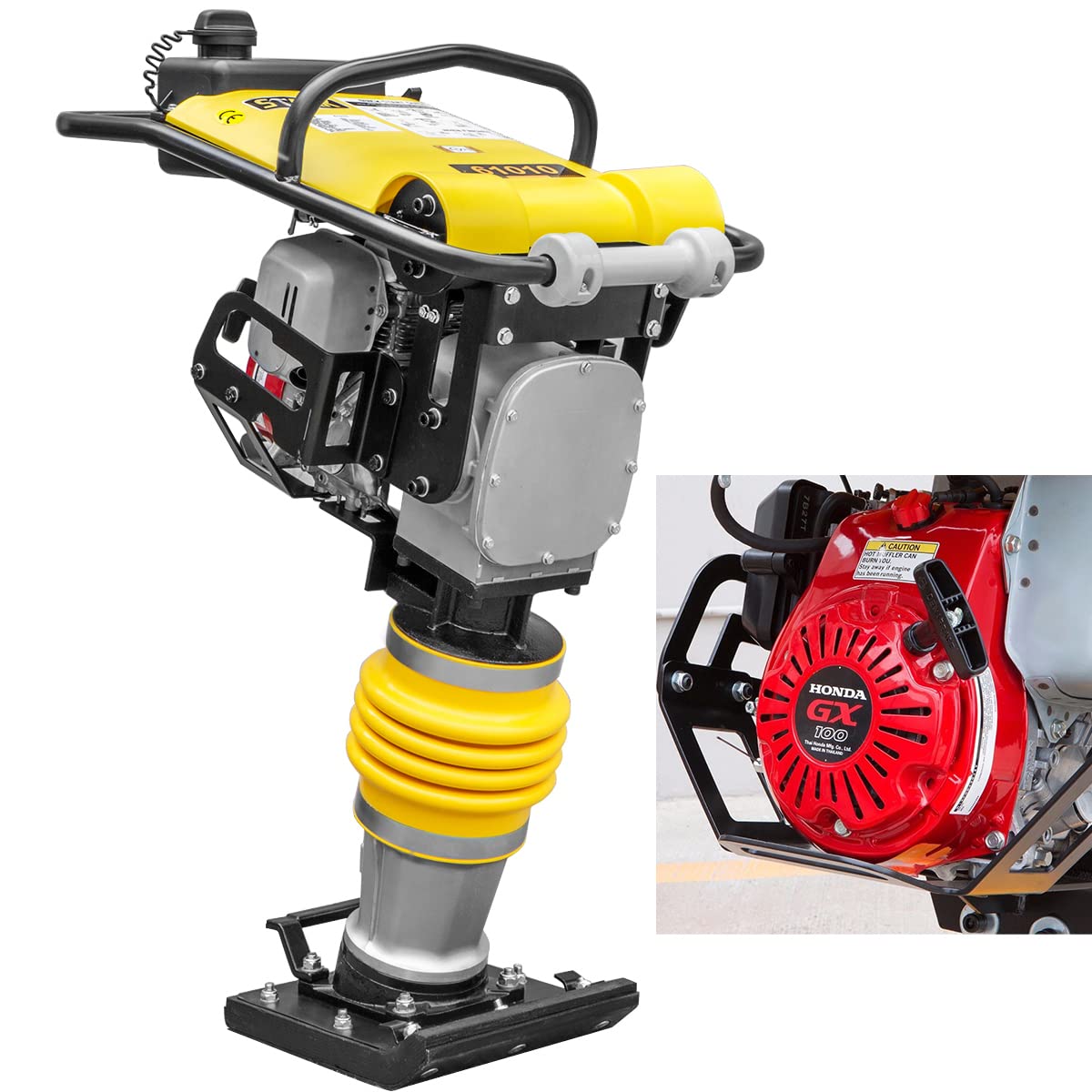 Buy Stark USA 61010 Jumping Jack Gas 3hp GX100 Construction Compactor