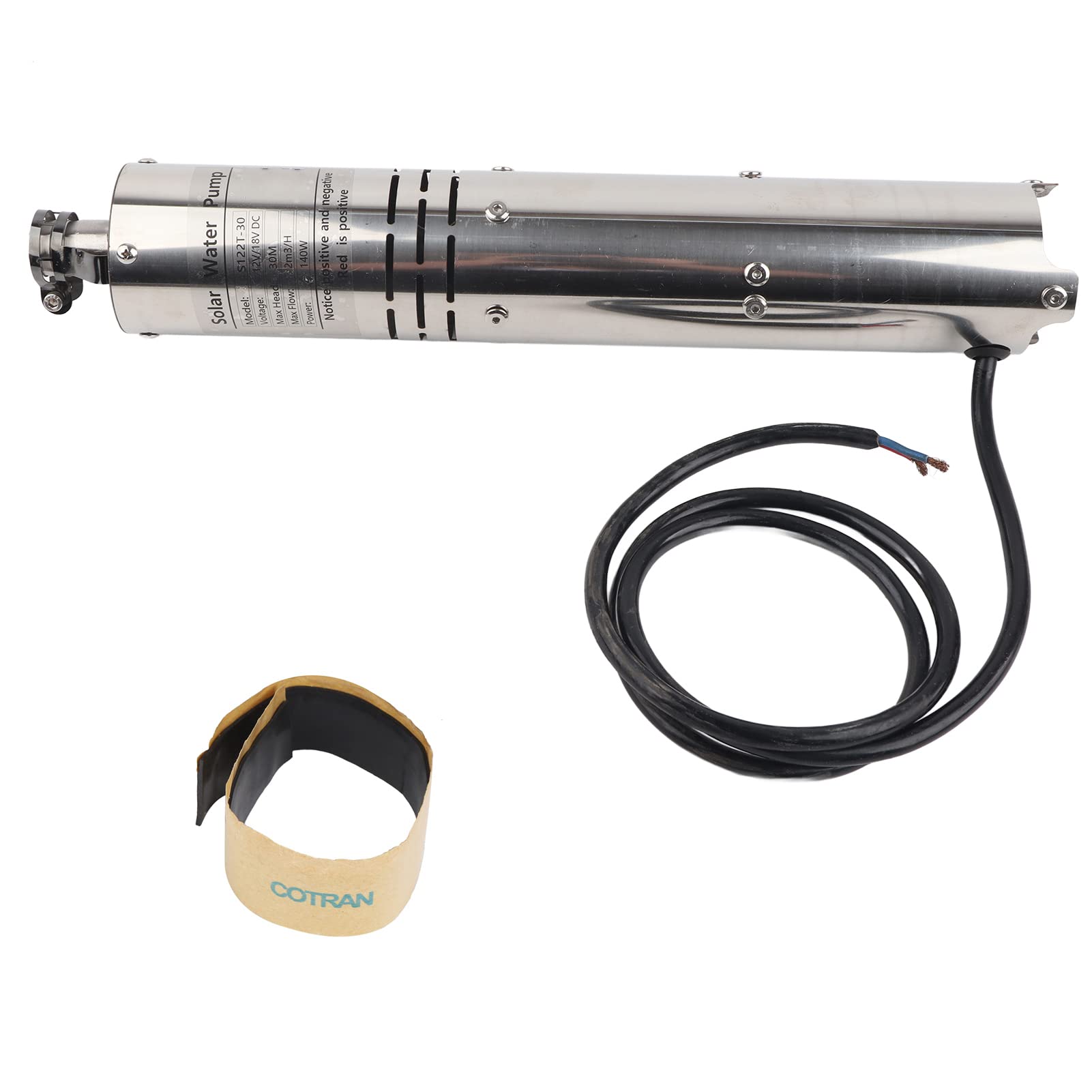 Keenso Pompa per Immersioni Solare Efficiente per L'irrigazione del Giardino e Realizzato in Acciaio Inossidabile (S122T-30)