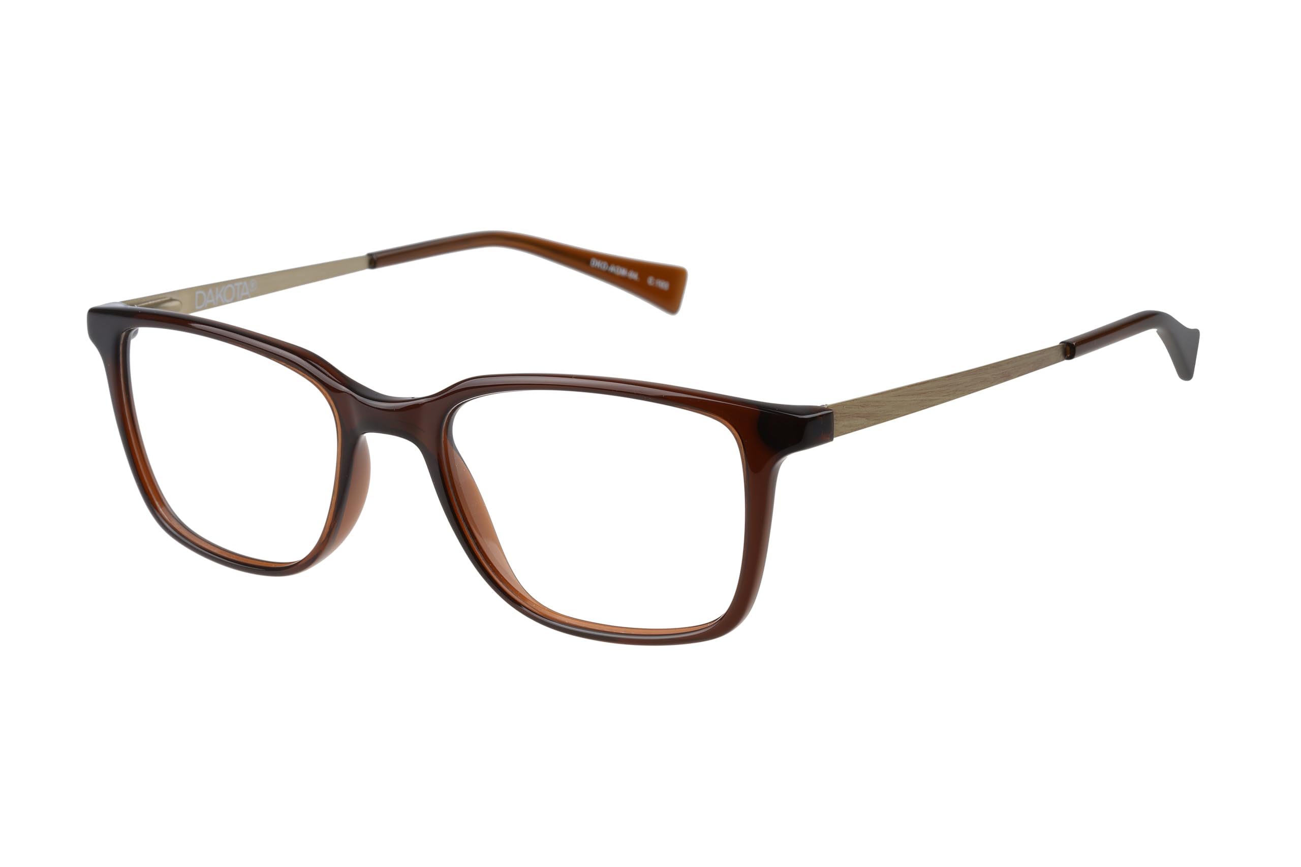 DAKOTA Brille mit Sehstärke für Herren optional mit Sonnenbrillentönung oder Blaulichtfilter, Rechteckig, gefertigt aus Acetat (inklusive Brillenetui)