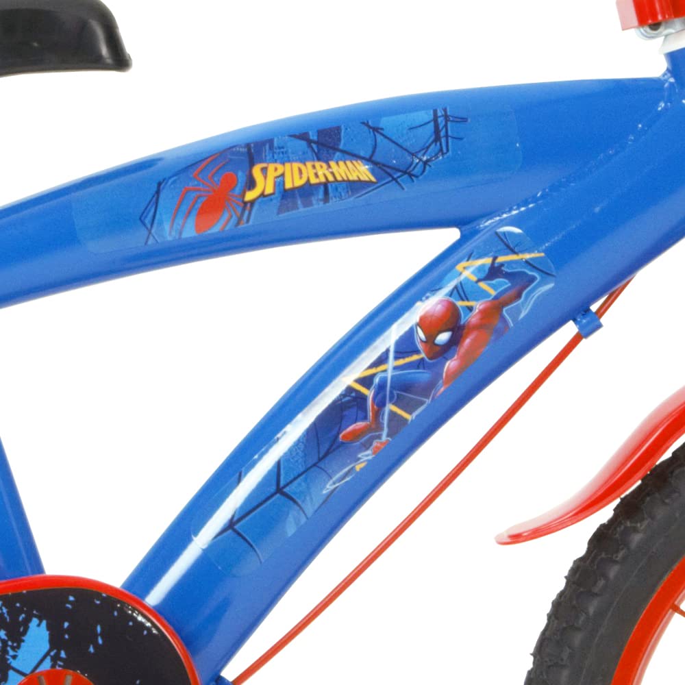Huffy, Bicicletta 16 pollici Marvel Spidey Boys, Blu, One size