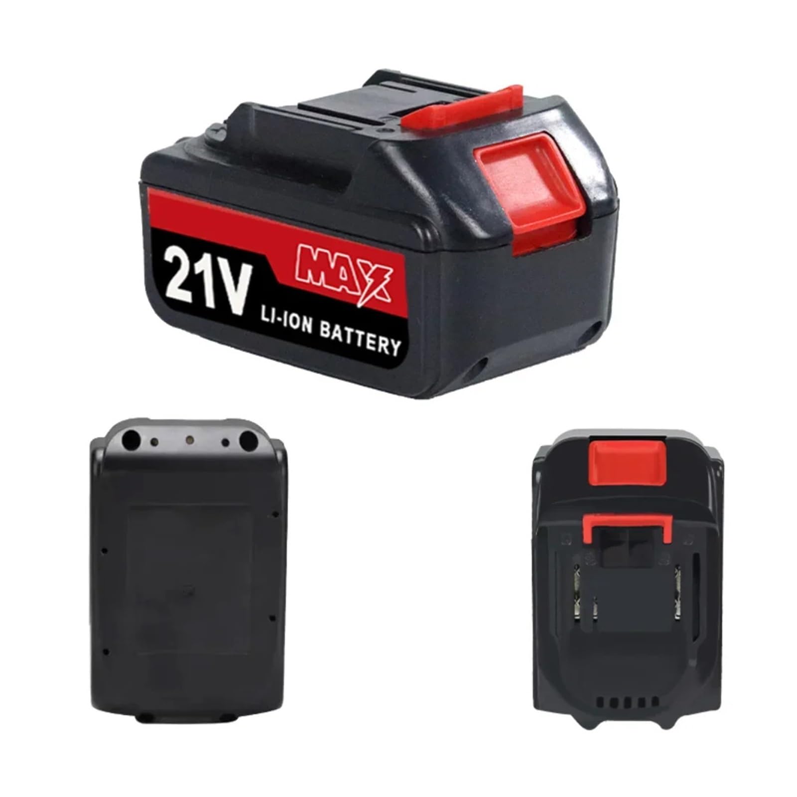 Batteria ricaricabile agli ioni di litio ad alta capacità da 21 V e 15000 mAh, compatibile con Makita, avvitatore elettrico a batteria, trapano avvitatore, utensile elettrico(2pcs)