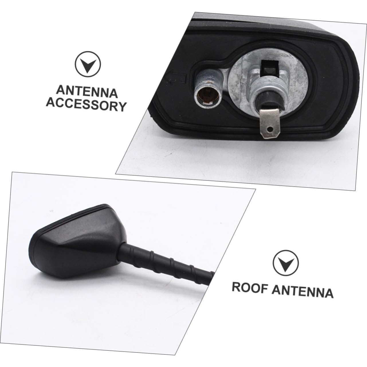 Homoyoyo Antena Modificada para Coche Sencilla y Duradera para Decoración de Techo Interiores