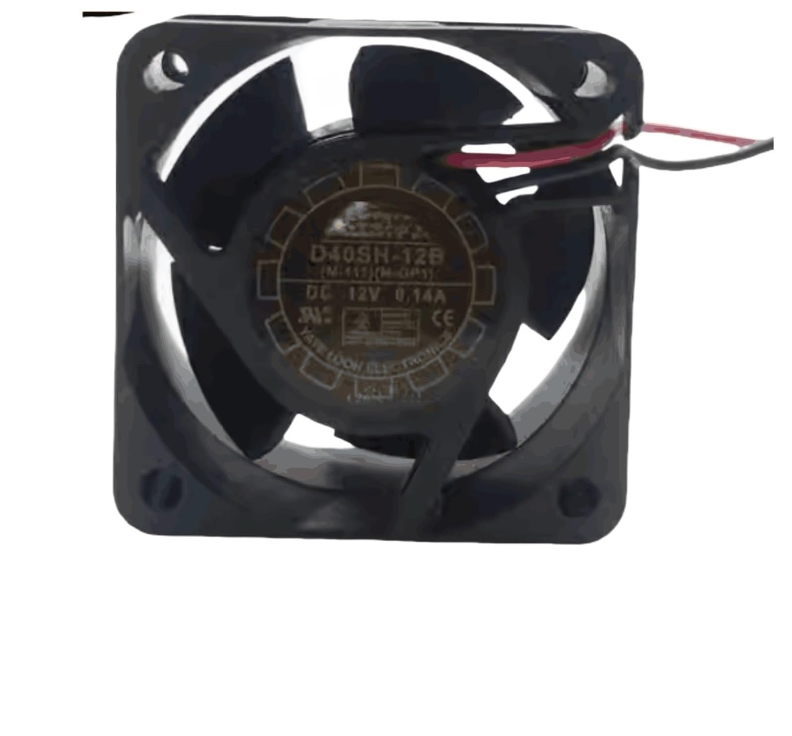 Ventilador de refrigeración for servidor de 2 vías D40SH-12B, 12 V CC, 0,14 A, 40 x 40 x 15 mm