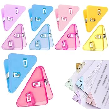 Amazon | コナークリップ（24枚入）三角クリップ 三角ブック