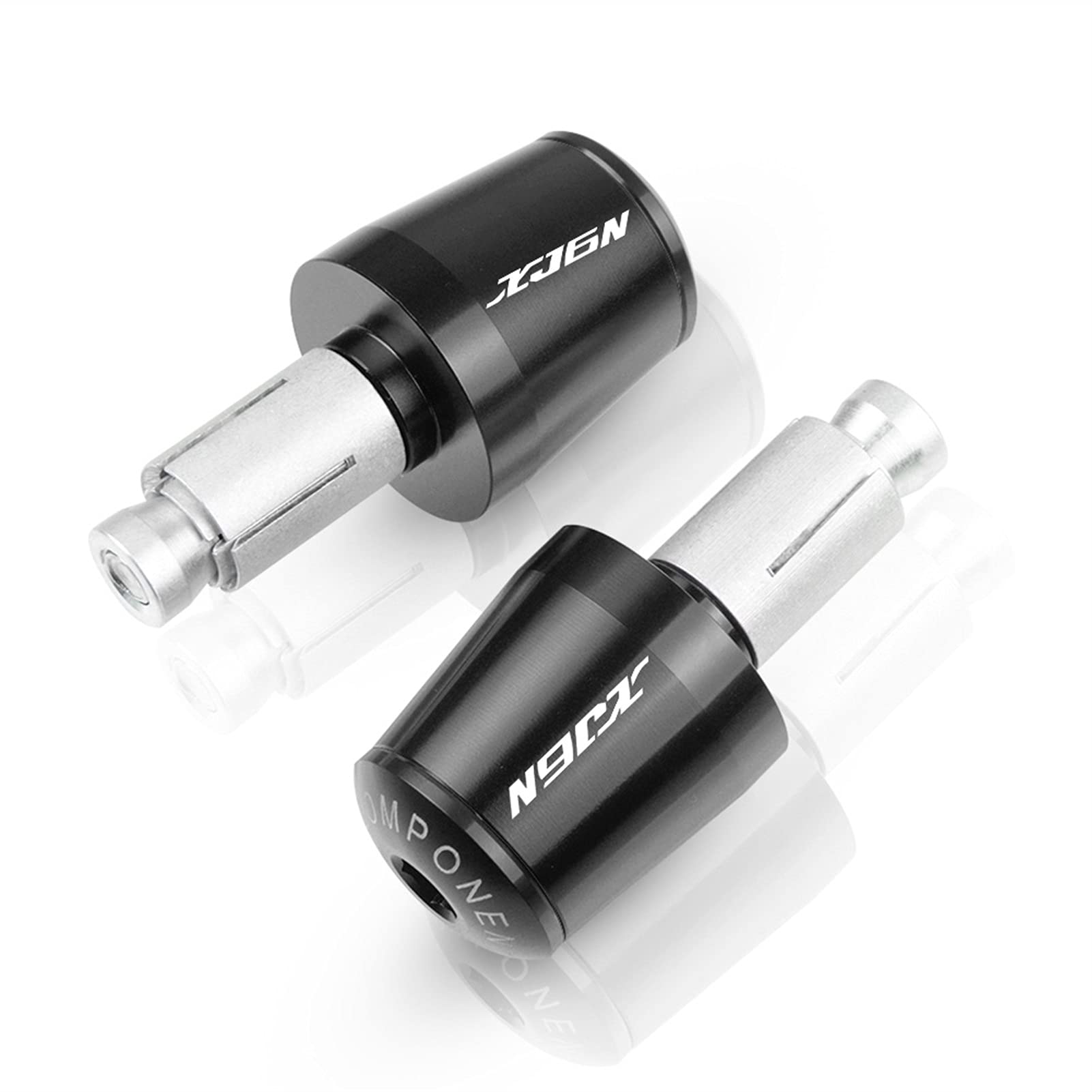 Poignée pour Yamaha XJ6N avec embouts guidon de 22mm curseur noir