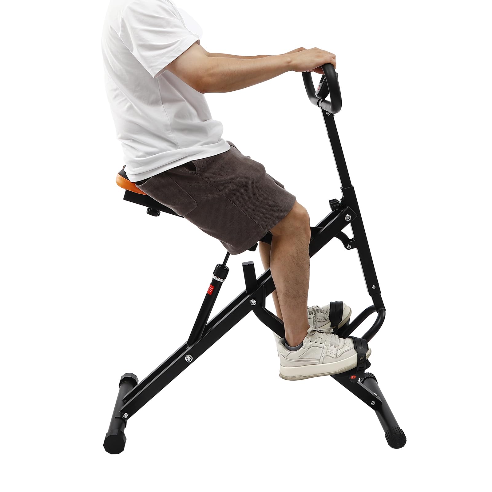 Squat Machine for Home Gym, Rowing Machines with Adjustable 12 Resistance, Squat Assist Trainer for Glutes & Legs Workout, Up to 264LBS, for Home, Companies, Gyms