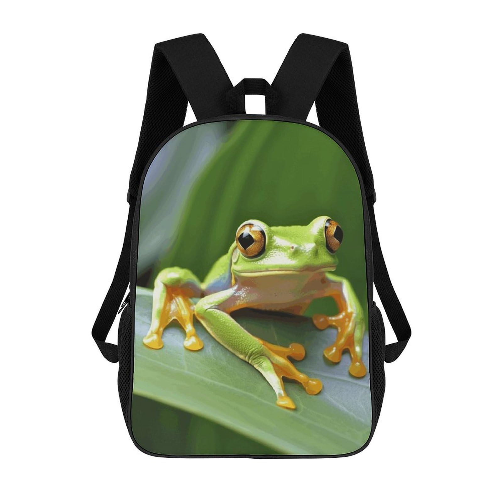 Wyuspgk Unisex Lovely Tree Frog Cute Backpack, Print Backpacks,17 Inch Backpack For Men,Suitable For Extra Heavy And Heavy Duty Backpacks, 17", Rucksack Backpacks