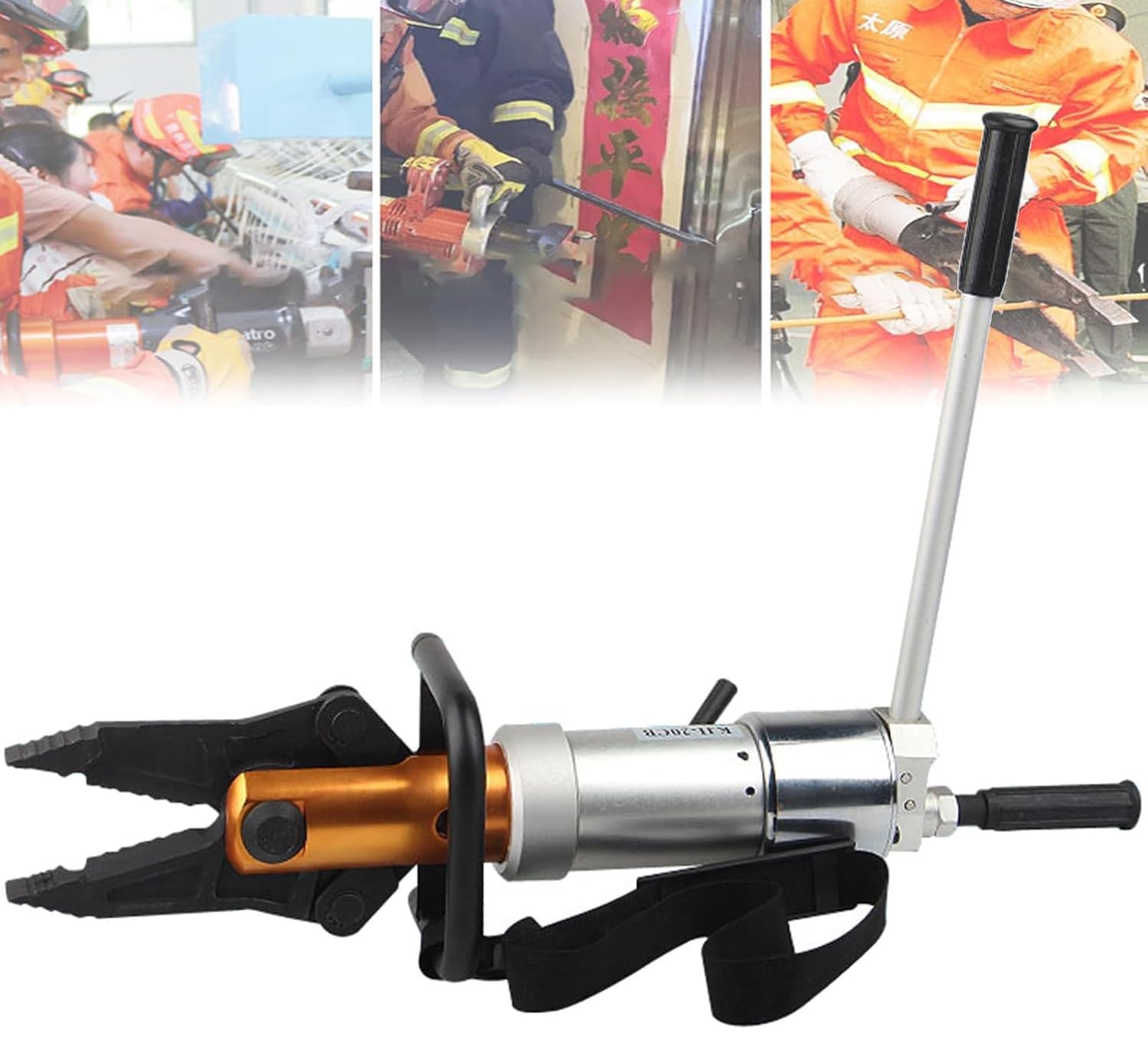 Hydraulic Expansion and tensioning Pliers, Shearing Force 18 tons, Expansion Force 5.5 tons, Manual Flange Separator Alloy Steel Pliers. (Aluminumboxpacking)