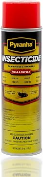 PYRANHA Insecticide Aerosol Fly Spray for Horses 15 oz Oil-Based Spray with Citronella, Kills & Repels Flies, No-Shake Formula, Adds Show-Ready Shine