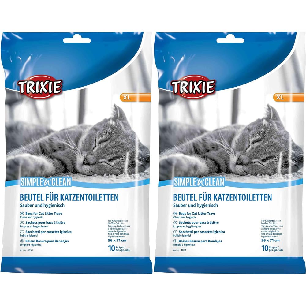 Trixie XL Cat Litter Tray Bags - 2 Pack, 20 Bags in Total