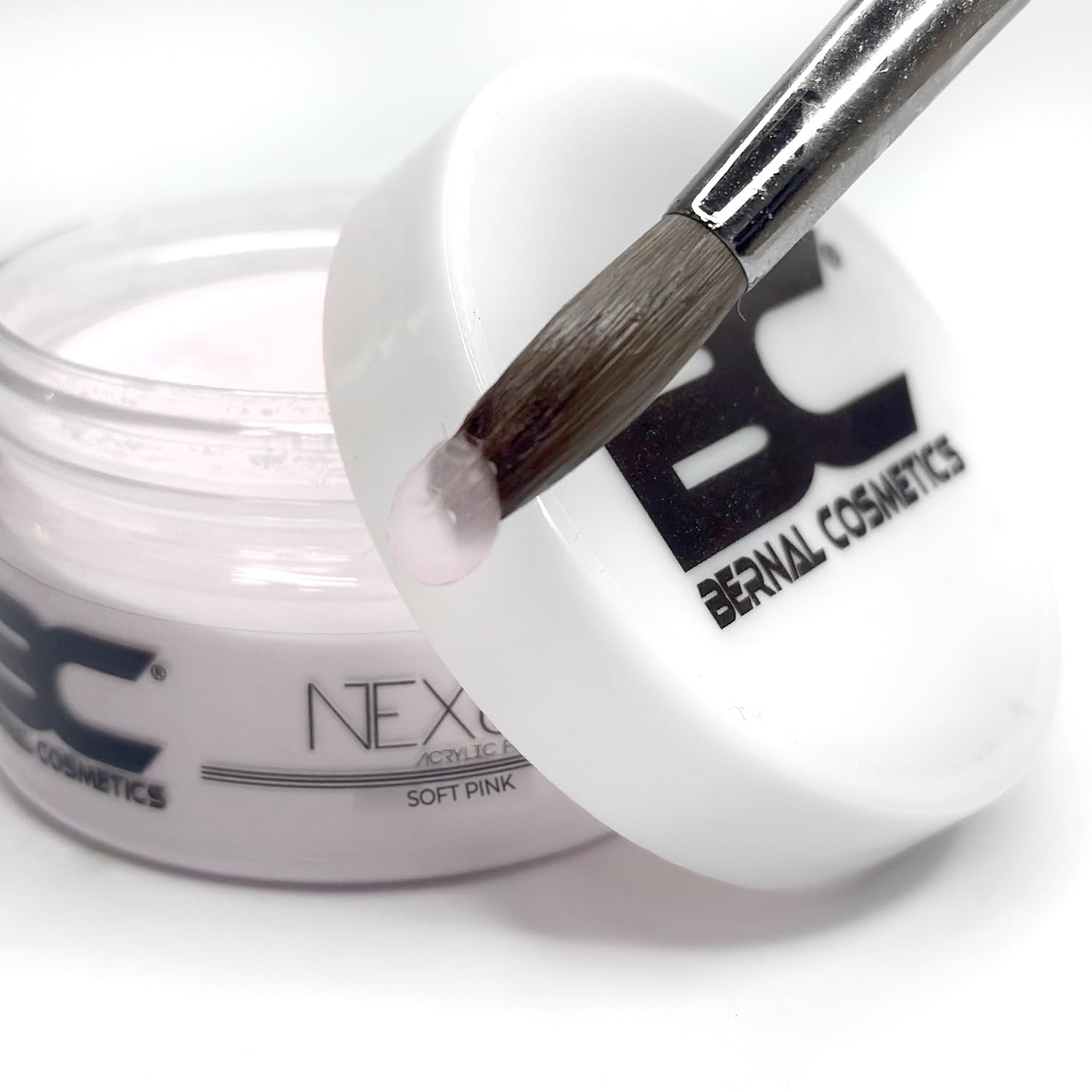 Polvo Acrílico - SOFT PINK (Rosa Suave) 690g | Acryl Powder SOFT PINK | Bernal Cosmetics