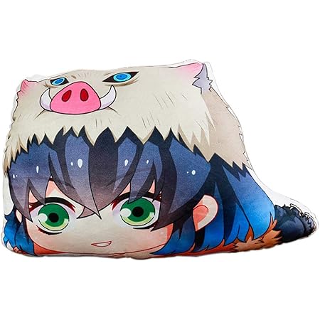 Amazon 鬼滅の刃 抱き枕 クッション まくら きめつのやいば ぬいぐるみ 嘴平 伊之助 はしびら いのすけ キャラクター 両面プリント コスプレ 小道具 萌えグッズ プレゼント ギフト かわいい 40cm 抱き枕 オンライン通販