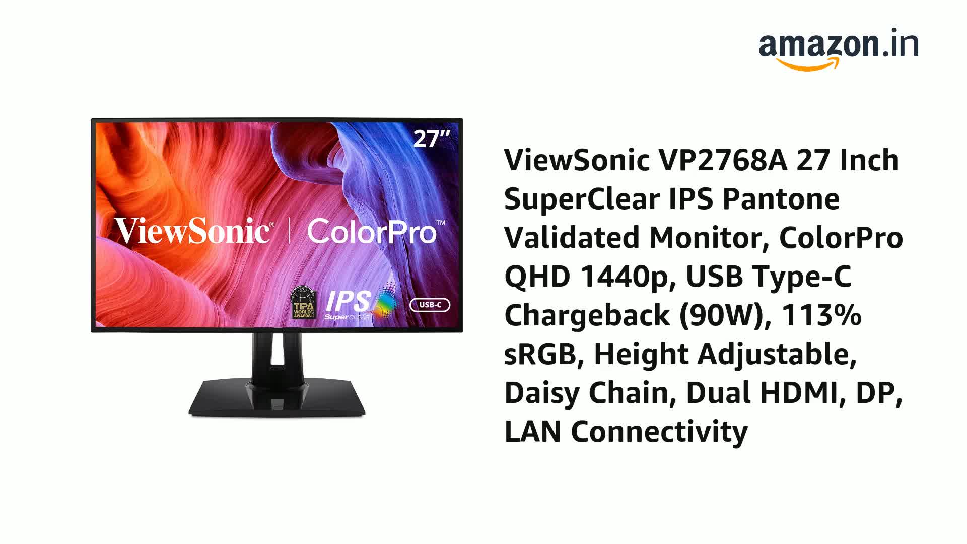 ViewSonic 68.58 Cm (27