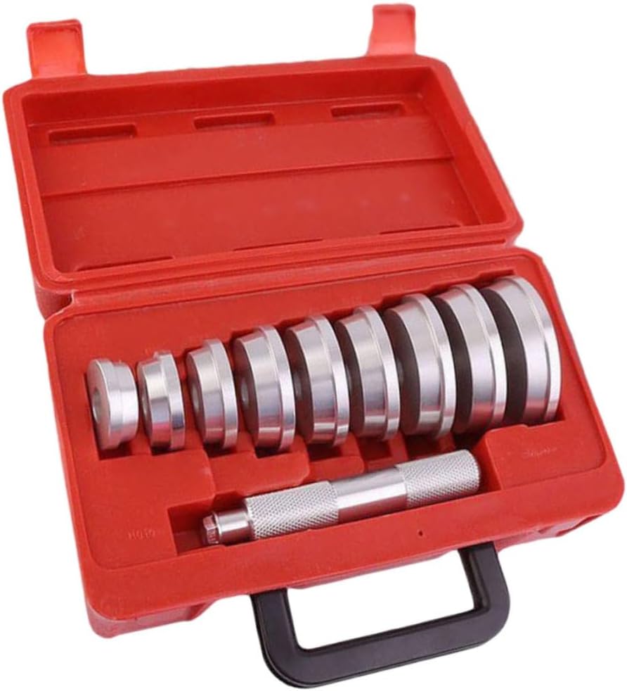 PRETYZOOM 10pcs Bearing Remover Tool Aluminum Axle Bushing Installer Seal Driver Disc for Wheel Bearings